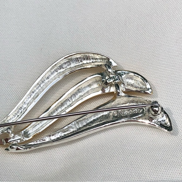 Napier vintage swish polished brooch pin - Picture 3 of 4
